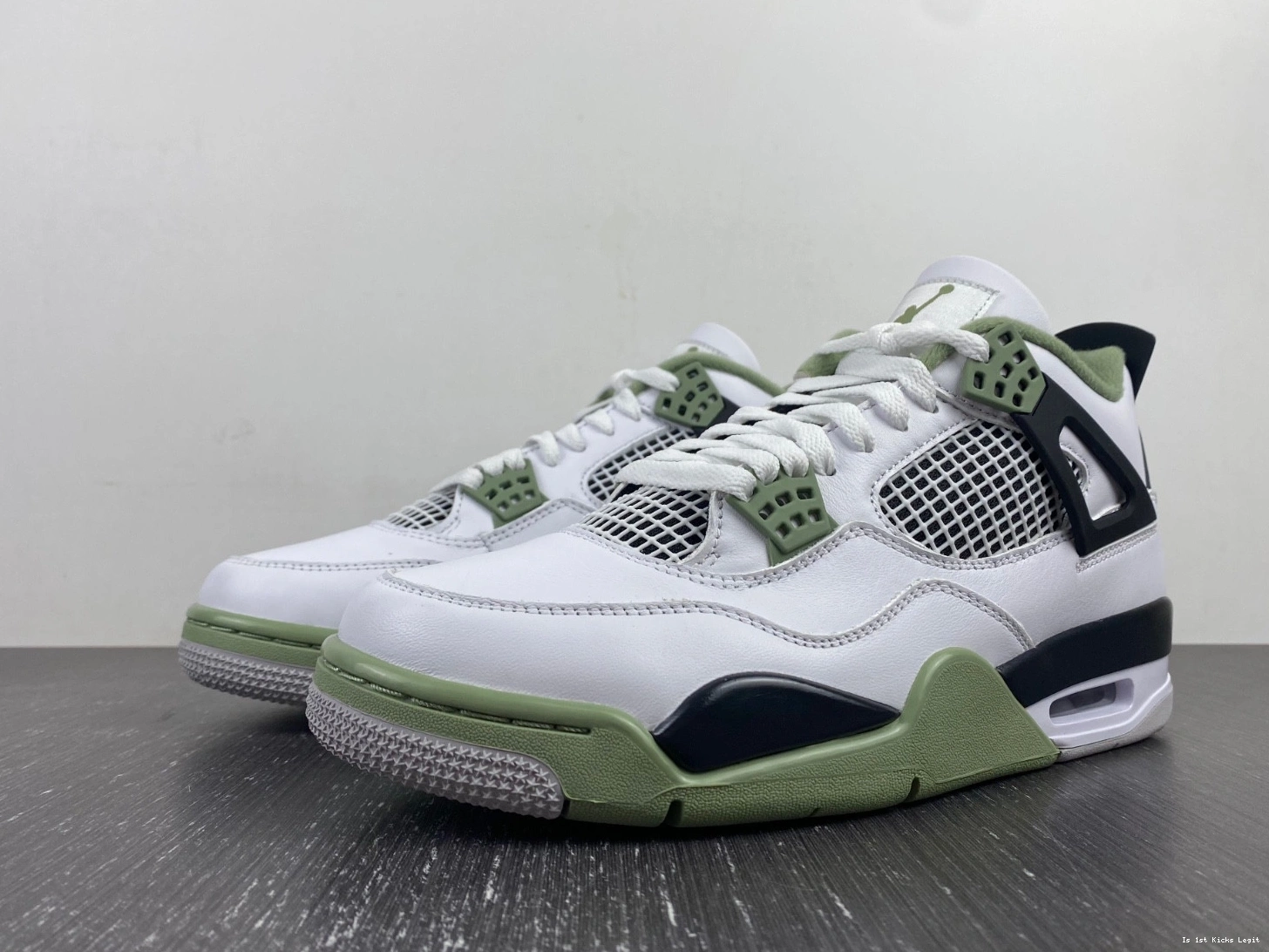 Green Jordan Air Seafoam WMNS Oil 4 AQ9129-103 1223